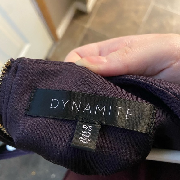 Dynamite Deep Purple Midi Dress - Picture 3 of 3